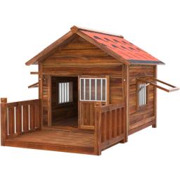 Outdoor Prefab Madeira Camping e Pet Products Crate Acessórios, Large Dog Crate Suprimentos, vivo Nicho Pour Chien, RR50HK - Image 6
