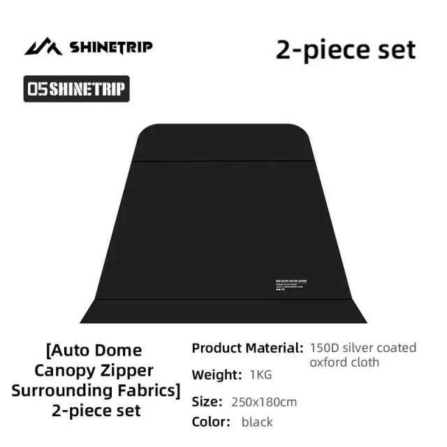 ShineTrip 05 Série Dome barraca de acampamento Configuração rápida grande acessório barraca de acampamento barraca de carro grande dossel à prova d'água gazebo à prova de sol