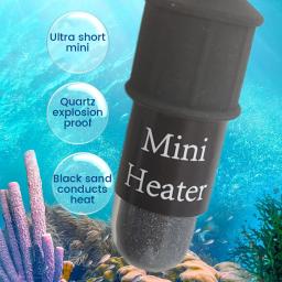 Mini aquecedor de aquário com display digital, pequeno aquário, temperatura constante, haste de aquecimento ajustável, usb, 5v, 2a, 10w - Image 2