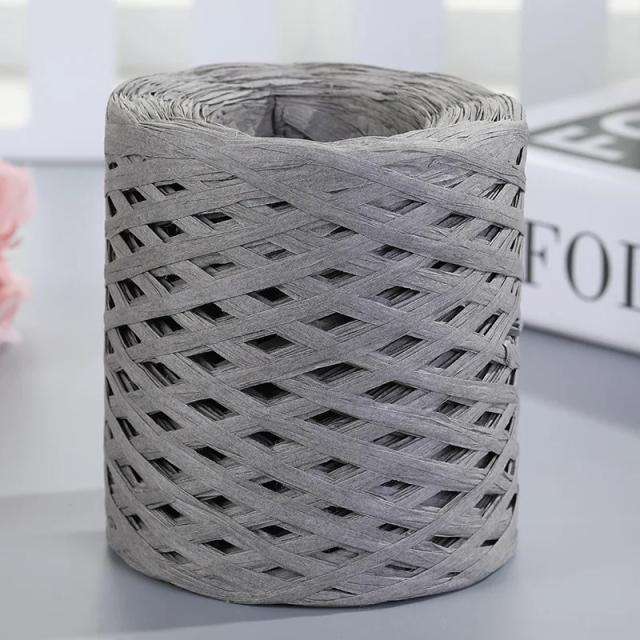 Fios de Raffia Natural para Tricô e Crochê - 200m de Palha e Papel para DIY de Chapéus de Sol e Bolsas de Praia, 2024