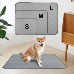 Tapete de urina impermeável lavável, Cat and Dog Toilet Training Mat, Absorvente forte, Ninho grosso - Image 1