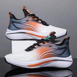 Sapatos de corrida respiráveis para homens, Sapatos esportivos ao ar livre, Tênis leves masculinos, Calçado de treinamento atlético confortável, Almofada, Masculino - Image 2