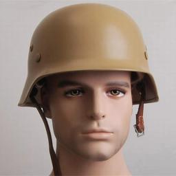 WW2 alemão M35 Repro capacete para coleção, aço, equipamento tático Paintball, réplica Airsoft - Image 3