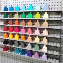 100 peças moc diy para 973 # Peças de blocos de construção para figuras lisas de torso de parte corporal - Image 3