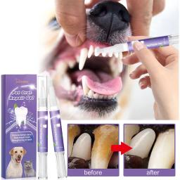 Caneta branqueadora de dentes para limpeza de dentes de animais de estimação, adequada para cães e gatos, remove mau hálito, cuidados bucais para animais de estimação - Image 1