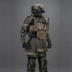 Saco De Armadura De Ombro Tático, Proteção De Metal De Aço Inoxidável, Airsoft Paintball Engrenagem Protetora - Image 1