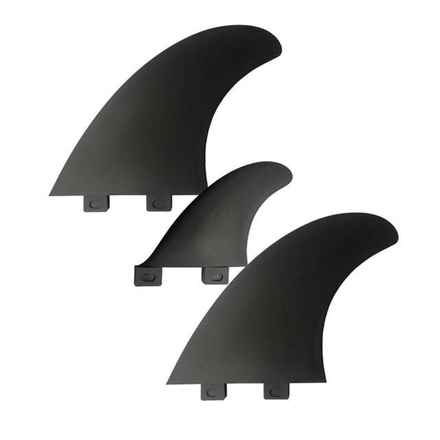 Conjunto de Fins FCS2 Keel para Prancha de Surf - Alto Desempenho em ABS e Fibra de Vidro, Sistema Dual Tabs