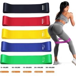 Faixa de exercício de loop de resistência faixas de fitness para alongamento em casa treinamento de força fisioterapia treino elástico agachamento profundo - Image 1