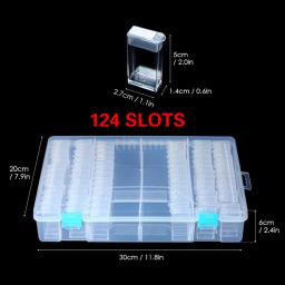 Caixa de armazenamento de plástico portátil para bordado Acessório, Ferramentas Pintura Diamante, Bead Organizer, Storage Container, 24Slots, 42 Slots, 64 Slots, 84 Slots, 124Slots - Image 5