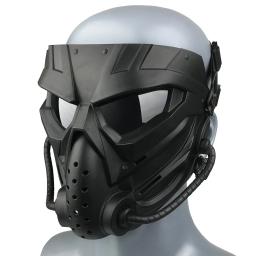 Máscara de Proteção Facial Completa para Airsoft Paintball, Tático CS Field Gear, Traje Cosplay, Halloween Festival Presente, Esqueleto - Image 3