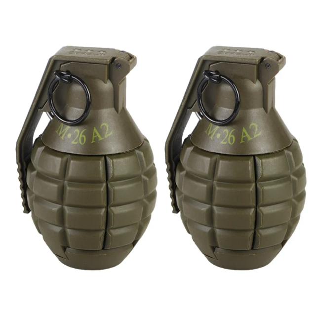 Granada de Fumaça Tática GBB para Airsoft e Paintball - Explosão M67 com Efeito de Fumaça e Água - Pacote com 3 Peças Novas
