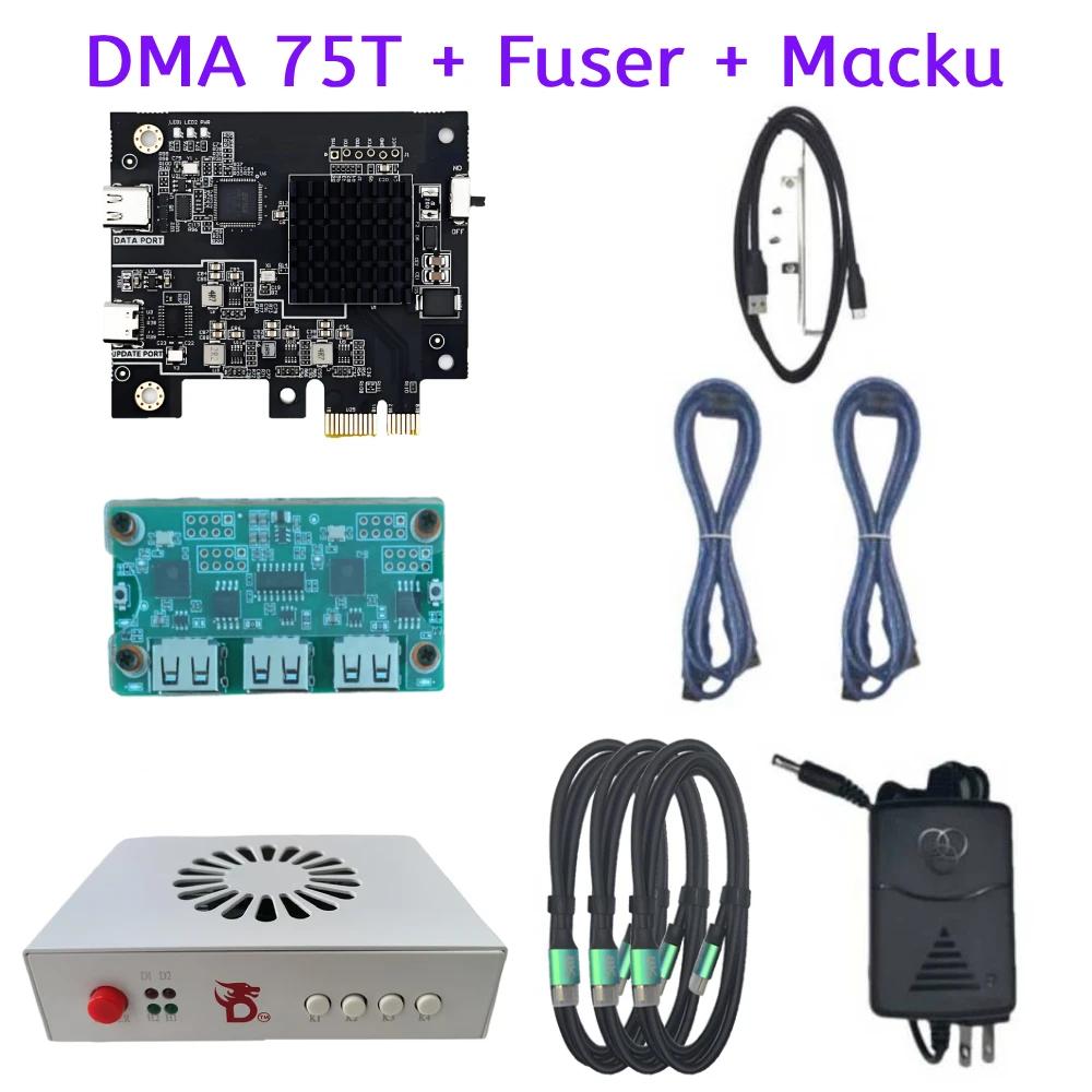 Pacote 75t Dma - Cartão FPGA Dma 75t + Dispositivo de fusão de fusor HDMI + Macku - Kit DMA (contém todos os cabos) - Image 1