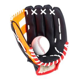 Luvas rebatidas couro PU, luvas softballs arremessador, luvas prática apanhador - Image 3