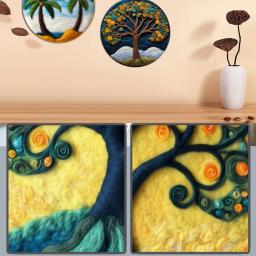 Kit Feltragem Chenistory-agulha para árvore da vida, acessórios artesanais, cenário natural, conjunto de acessórios para presente - Image 3