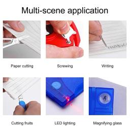 Emergency Survival Multitool, Único, Portátil, Cartão de Crédito Eficaz, Camping Tools, 8Pcs - Image 6
