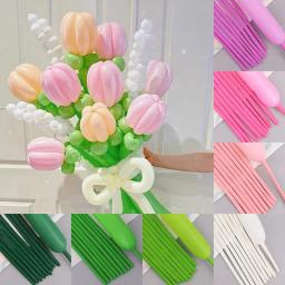 Balões De Látex Longo Anim Mágico, Multi Color Air Globos, Decorações De Festa De Aniversário De Casamento, DIY Decoração De Chuveiro De Bebê, Torção, 10Pcs - Image 1