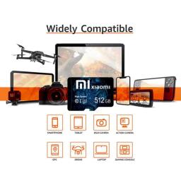 Mijia-Xiaomi Cartão SD de Alta Velocidade, 1TB, Cartão de Memória 2TB, 128GB, 256GB, 512GB, Armazenamento Micro TF, Laptop, Computador, Original - Image 4
