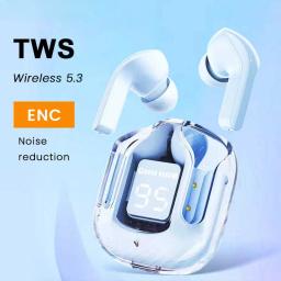T2 tws fone de ouvido sem fio, bluetooth 5.3, esportes, jogos, redução de ruído, controle de toque, para allphone - Image 1