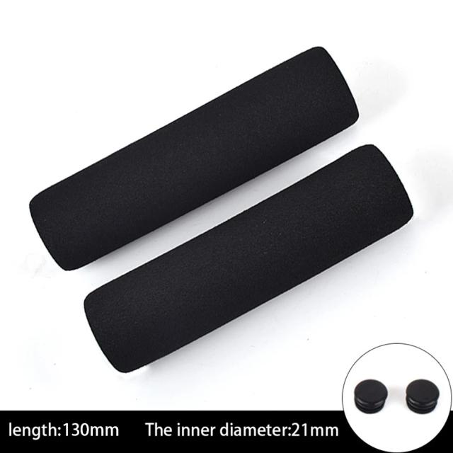 Conjunto de Grips de Espuma para Bicicleta MTB - Punhos de Borracha de 130mm a 500mm, 1 Par