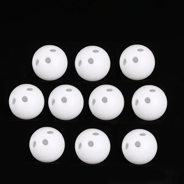 Sino plástico redondo para animal de estimação, bola oca com dupla camada, brinquedo para hamster, gato e cachorro, 10pcs - Image 1