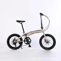 SKIG-Bicicleta de montanha dobrável para adultos, bicicleta de montanha dobrável, bicicleta de estudante, bicicletas de pedal Bisiklet, nova, 20 pol. - Image 5