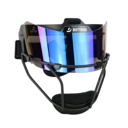 DUTYBOD-Máscara Facial Softball, Leve e Confortável, Máscara Facial Durável, Visão de Campo Amplo, Fit Todas as Idades, Segurança - Image 2