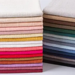 Tecido de algodão de linho fino macio de cor sólida material orgânico linho natural puro para costura diy roupas artesanais tecido de retalhos - Image 4