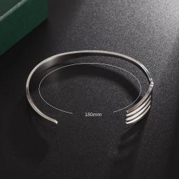 Pulseira de aço inoxidável Faca e Garfo Garfo para Homens e Mulheres, Design Criativo, Amizade, Punho de Braço, Aberto, Divertido, Tendência, Jóias - Image 6