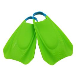 Silicone Natação Fin Short Blade Flippers, nadadeiras de mergulho profissional para adultos, homens e mulheres, unissex - Image 3