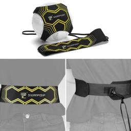 Treinador de Futebol Ajustável para Adultos e Crianças, Equipamento de Treino de Bola de Futebol, Prática Solo, Cinto Elástico, Assistência Desportiva - Image 2