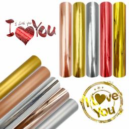 Ouro prata rosa ouro removível adesivo vinil 6 folhas 12 "x 10" pacote de vinil artesanal para copos vidro festa decoração adesivo para corte - Image 5