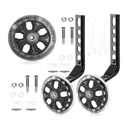 Roda de bicicleta auxiliar para crianças, balanço de PVC mudo, equitação infantil, acessórios universais para bicicletas, 12 em 20 em - Image 3