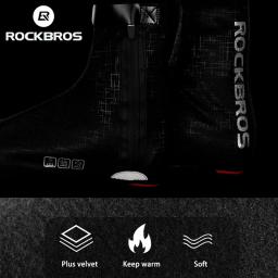 Rockbros-capa térmica elástica para sapatos, para ciclismo, bicicleta, mtb, road bike e esporte, aquecedor - Image 5
