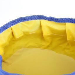 Tigela de água dobrável para animais de estimação, recipiente para beber, saco de armazenamento de alimentos, caminhadas ao ar livre, viagens, tigela dobrável, 1100ml - Image 6