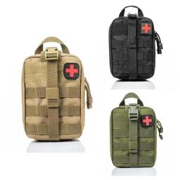 Kits táticos de primeiros socorros, bolsa médica de emergência, caça ao ar livre, carro, acampamento, molle, ferramenta de sobrevivência, organizador de bolsa edc - Image 1