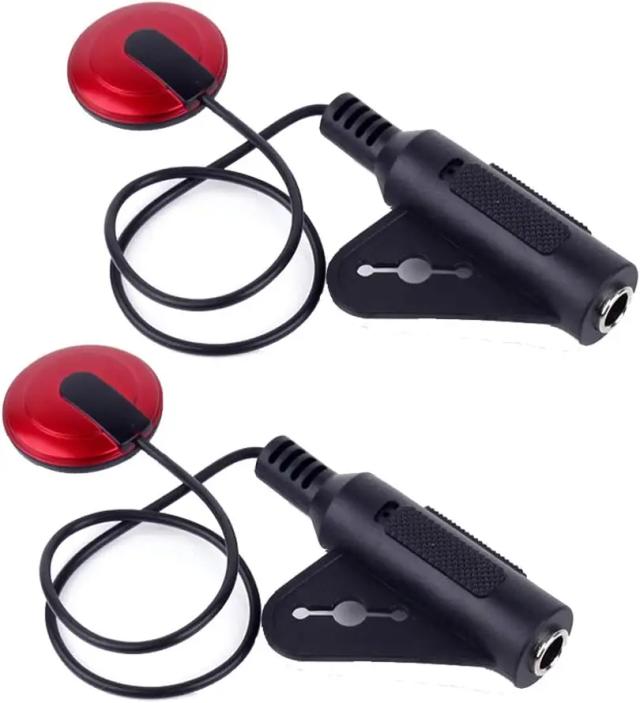 Microfone Piezoelétrico para Captura de Sons em Violino, Violoncelo, Erhu, Ukulele, Bandolim e Guitarra