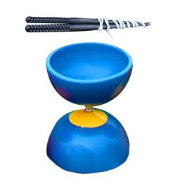Engraçado chinês yoyo 3 rolamento diabolo conjunto varas de metal saco brinquedos para crianças adultos idosos brinquedo - Image 4
