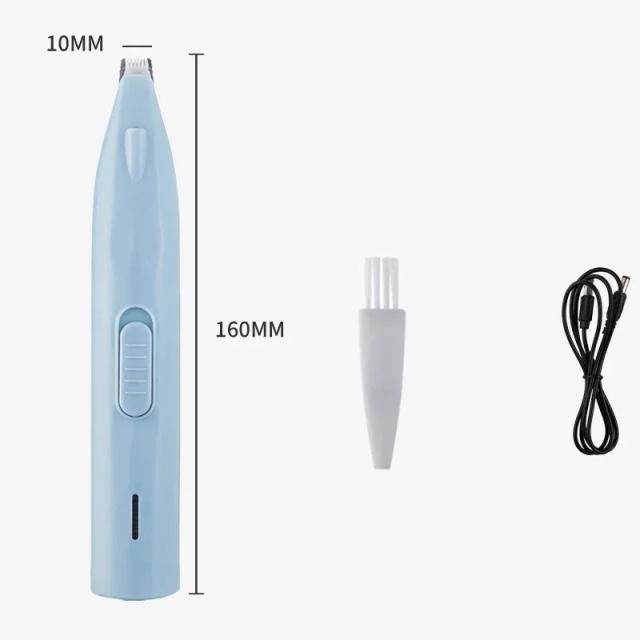 Acessório Elétrico Completo para Pedicure de Pets: Barbeador, Empurrador, Tesoura e Fader para Cães e Gatos