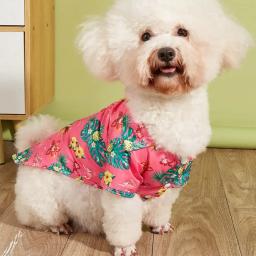 Camisetas de verão estilo havaiano, confortável camisa para cães de médio e grande porte, roupas para cachorros, produtos para animais, L a 5XL - Image 4