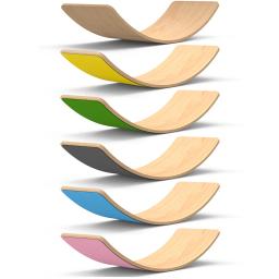 Madeira curvo Balance Board para crianças, Gangorra Yoga Fitness Equipment, Brinquedos Indoor, Outdoor Sports Gift, Kids Play Game, 2022 - Image 6