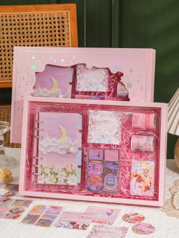 Pintura A Óleo Estilo Scrapbooking Set, Scrapbooking Suprimentos, Caixa De Presente Adesivo, Caderno Decoração Papel - Image 5
