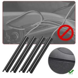 Elegante carro cabo organizador kit, mangas universais para um interior sem danos puro proteger, fios de carregamento, melhorar a estética, 4 pcs - Image 2