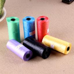 20 pces/sacos de cocô do animal de estimação do rolo lixo saco pegar saco limpo distribuidor coletor recarga eco-friendly portadores pooper scoopers sacos - Image 6