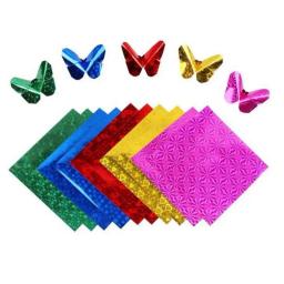 Origami recortes prático rebarba livre eco-friendly crianças glitter dobrável papéis para casa papel de cor crianças feito à mão - Image 6