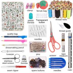 Ferramenta de costura multifuncional DIY e conjunto de acessórios, kit completo para acolchoar, costura, bordado, viagem, agregado familiar, caixa - Image 4