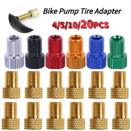 Presta para Schrader Adaptadores, alumínio liga pneu válvula conectores, cobre bicicleta bomba, bicicleta peças, 4 pcs, 5 pcs, 10 pcs, 20pcs - Image 1