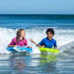 Prancha portátil inflável ao ar livre para adultos e crianças, Kickboard leve, Sea Surfing Wakeboard, Safe Swimming Bodyboard - Image 1