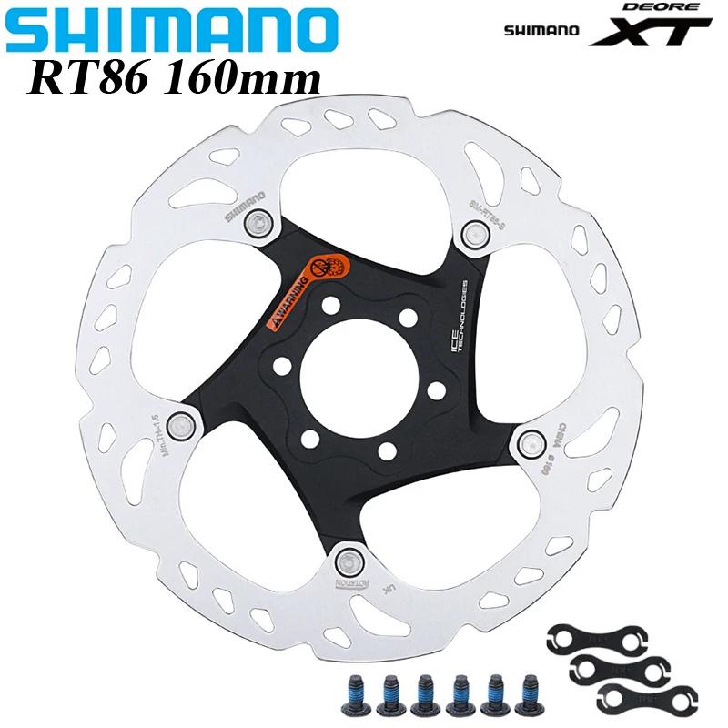 Shimano xt SM-RT86 disco de freio rotor tecnologia gelo disco freio 6 parafusos rt86 160mm 180mm 203mm para mtb acessórios da bicicleta disco rotor - Image 1