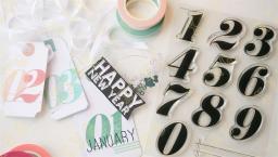 Claro Silicone Selos Diy Scrapbook Diário Decoração Em Relevo Cartão De Papel Álbum Artesanato Modelo 2023 Novos Números Do Alfabeto Chegada - Image 4