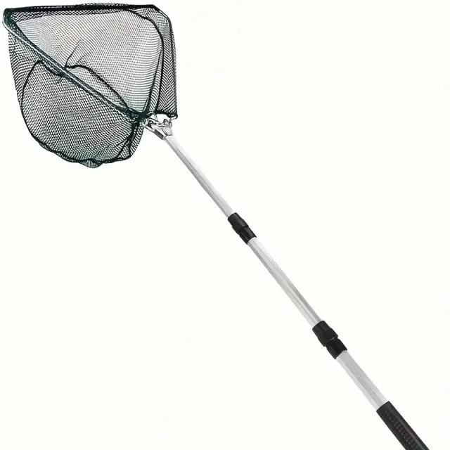 Rede de Pesca Portátil Retrátil Dobrável 55-112cm